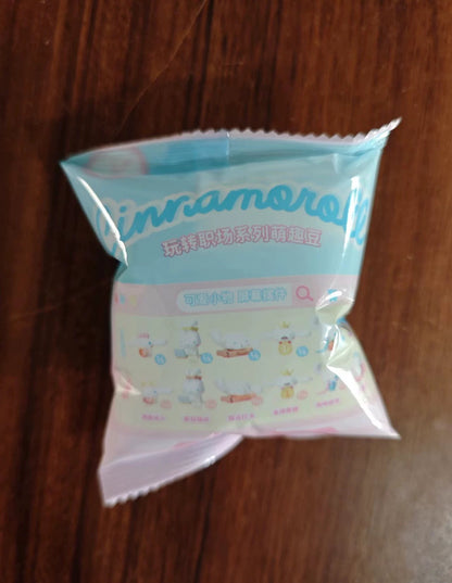 Sanrio Characters Sweet Beans Mini Series | Cinnamoroll On Working - Kawaii Collectable Toys Toy Collection