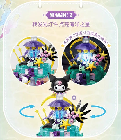 Sanrio Fairytale Music Box | Kuromi Cinnamoroll - Limited Edition Building Blocks Toy Collections