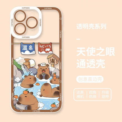 Cute Animal Capybara | Part1 8 Styles - iPhone Case PLUS SE2 XS XR X 11 12 13 14 15 16 16e 17 17e Pro Promax 12mini 13mini