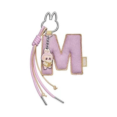 Popmart The Monster Pin For Love Series Limited Edition | Letter Pendant A-M with Pins Keychain - 10cm Kasing Lung Zimomo Labubu Toy Collection