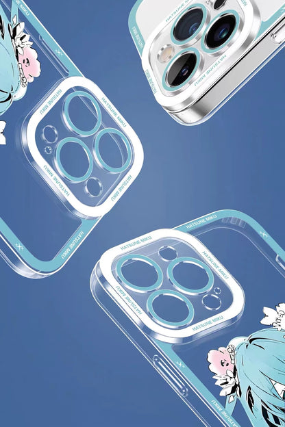 Japan Characters Miku Smile & Cute Version | 8 Styles - iPhone Case PLUS SE2 XS XR X 11 12 13 14 15 16 16e 17 17e Pro Promax 12mini 13mini