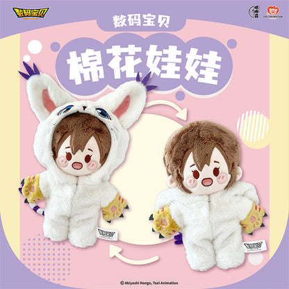 Digimon Adventure Digital Monster Cotton Doll Series I YAGAMI HIKARI X Tailmon - 20cm Plush Doll Toy Collections
