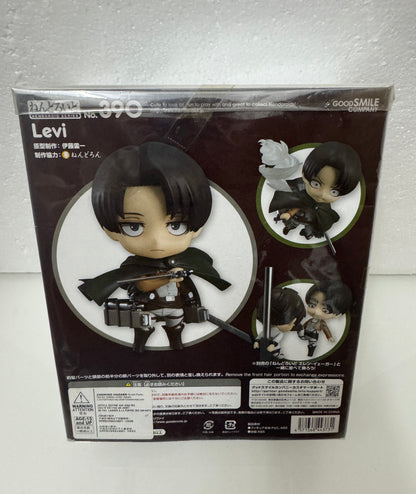 Japan GSC Nendoroid Series | 390 Levi Ackerman Attack on Titan - 2014 Retried PVC FIGURE DOLL Toy Collection