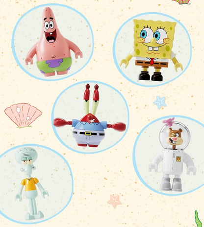 AreaX Spongebob Bikini Bottom | Large Display Fish Tank - Building Blocks Toy Collections