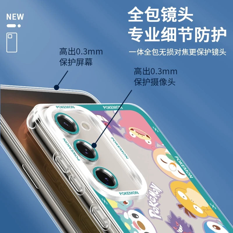 Japan Cartoon Pokemon Be with you Version | All Around you & Smile to you - Phone Case Samsung Galaxy S26 S25 S24 S23 S22 S21 FE Ultra Edge