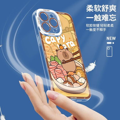 Cute Animal Capybara | Part4 8 Styles - iPhone Case PLUS SE2 XS XR X 11 12 13 14 15 16 16e 17 17e Pro Promax 12mini 13mini