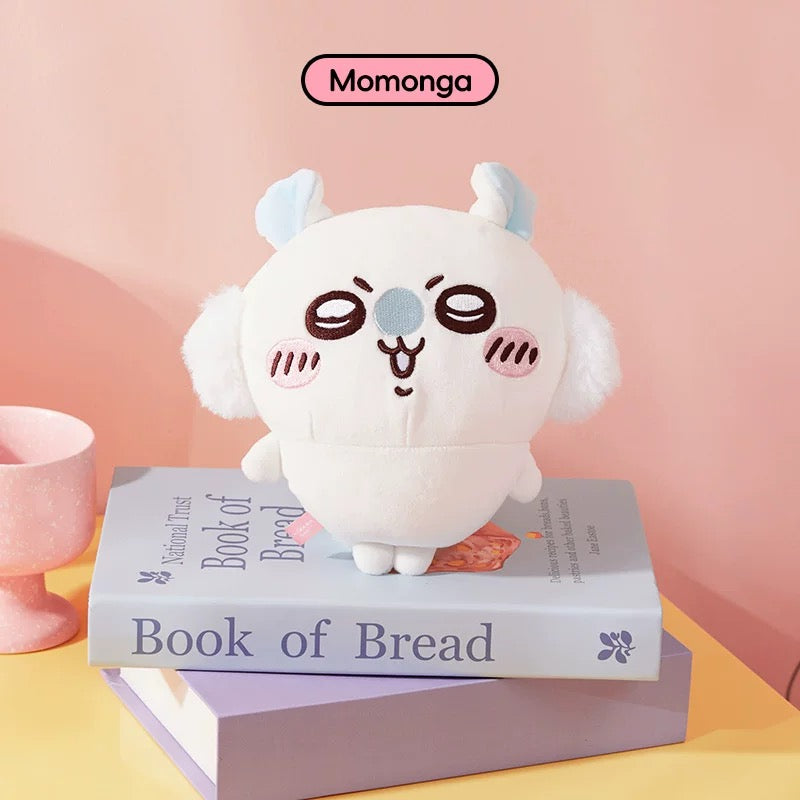 ChiiKawa X Miniso | Momonga Kurimanju Rakko Plush Doll - 20cm Kawaii Doll Plush Cute Doll Decoration