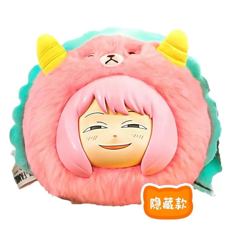 EAKI X SPY Family The Animal Party Part 1 | Anya Forger Cat Panda Pig Bear Chick Rabbit Monster - Vinyl Face Plush Doll Figure Keychain Collectable Toys Mystery Blind Box