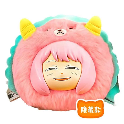 EAKI X SPY Family The Animal Party Part 1 | Anya Forger Cat Panda Pig Bear Chick Rabbit Monster - Vinyl Face Plush Doll Figure Keychain Collectable Toys Mystery Blind Box