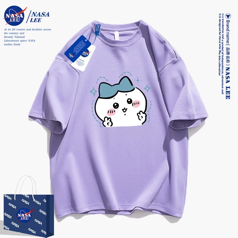 Japanese Cartoon ChiiKawa Casual Style T-Shirt Series | Hachiware Yeah - Kawaii Fashion Items