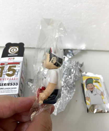 Japan Medicom Toy 100% Be@rbrick Series 33 | Hero Tonkatsu DJ AGE-TARO - Retried Limited Rare Toy Collection