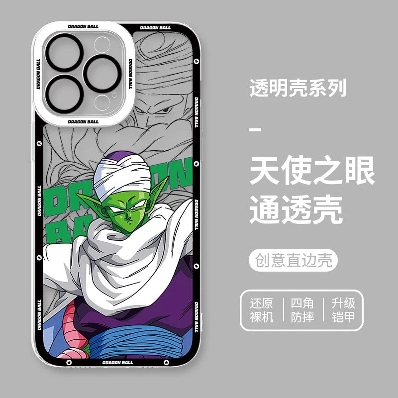 Japanese Anime Dragon Ball | Piccolo Kid Buu Beerus Trunks Super Saiyan Black Vegito Goku - iPhone Case PLUS SE2 XS XR X 11 12 13 14 15 16 16e 17 17e Pro Promax 12mini 13mini