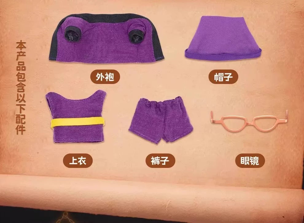 GONG x Harry Magical School Wizard Witch Push Doll | Magical School Characters - Cute Kawaii Mini Doll Can Change Outfits Mystery Blind Box - KawaiiGiftLand