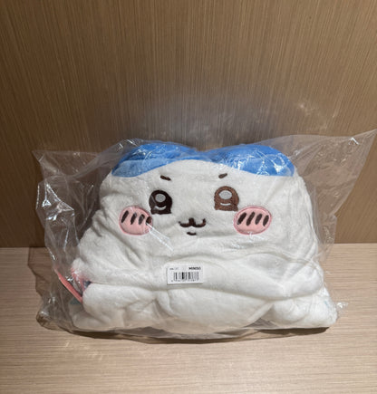 ChiiKawa X Miniso Hot Summer Series | ChiiKawa Hachiware Usagi Cute Fluffy Blanket with Icon Hat - Kawaii Items Room Decoration