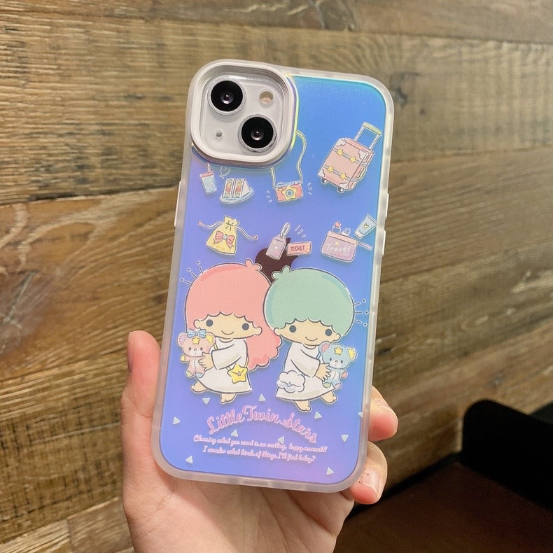 Japanese Cartoon Laser Style | LTS MM PP - iPhone Case iPhone 11 12 13 14 15 Pro Promax