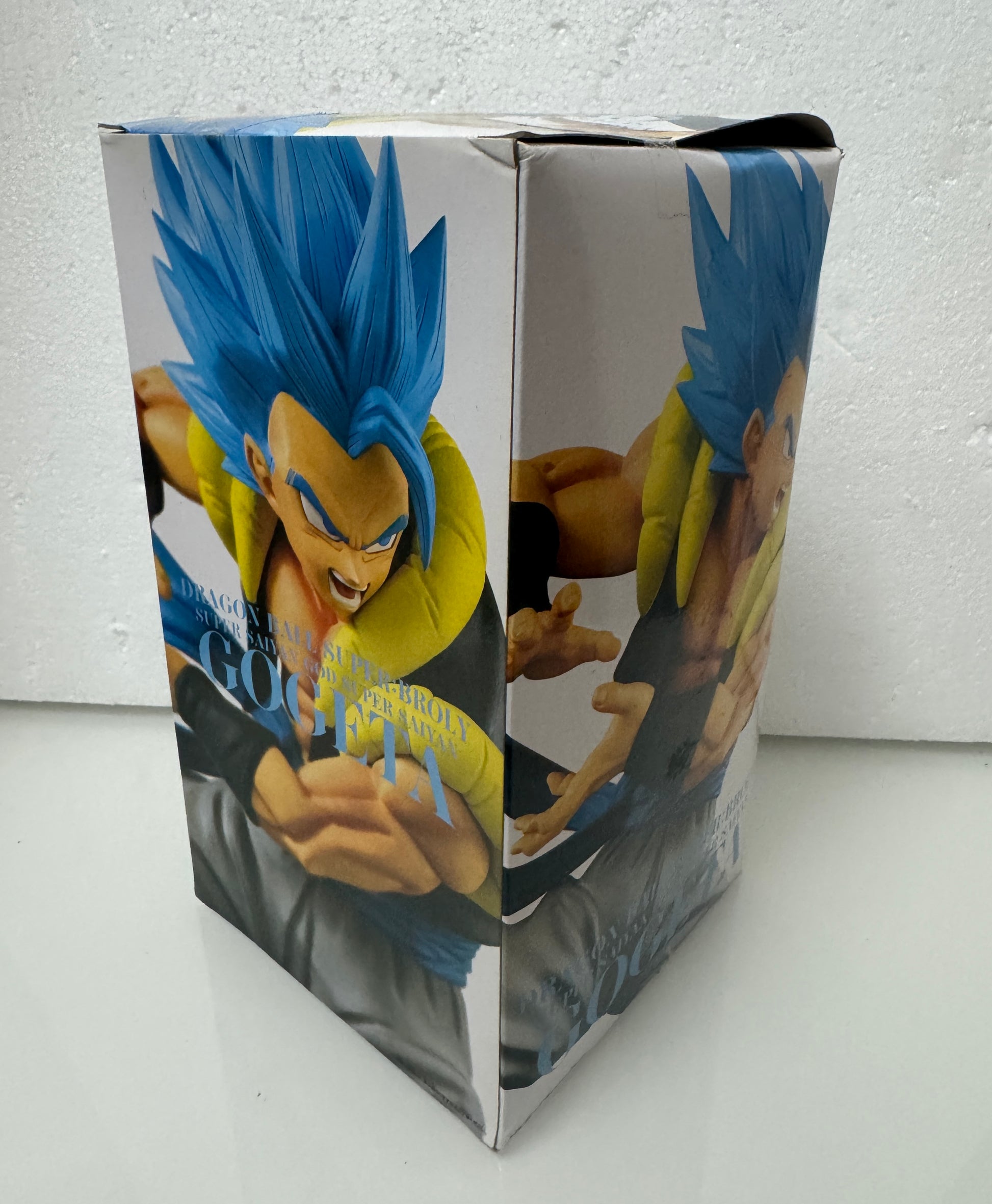 Japanese Anime DragonBall Super Broly | Super Saiyan GOGETA Blue Hair Figure - 2018 Retried SS God Toy Collection