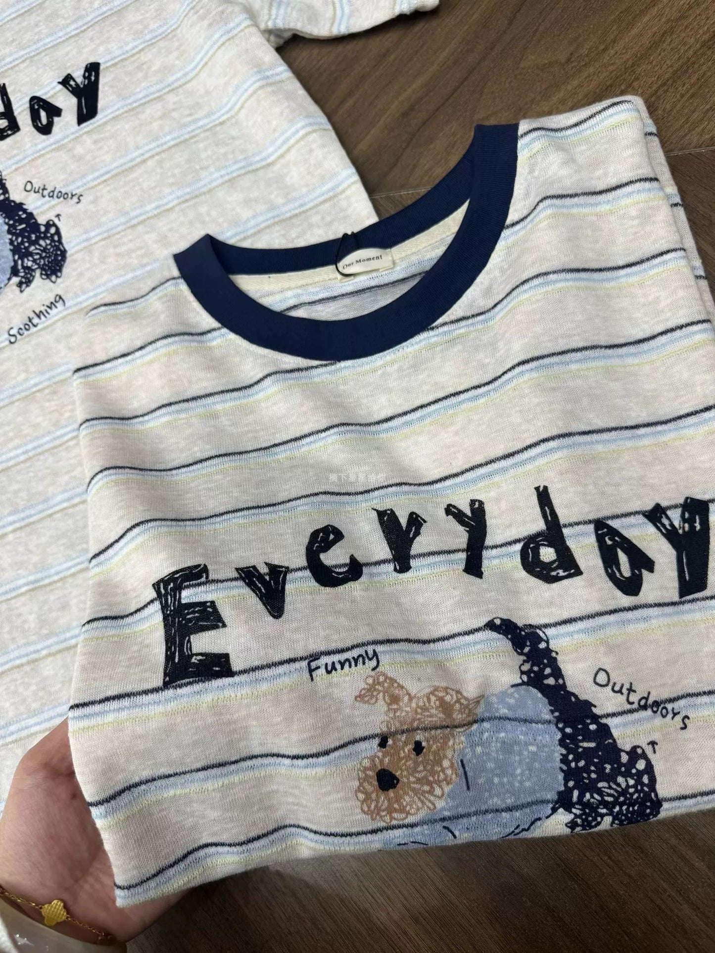 Korean Fashion Cute Animals Style T-Shirt Series | Everyday Puppy - Kawaii Fashion Items