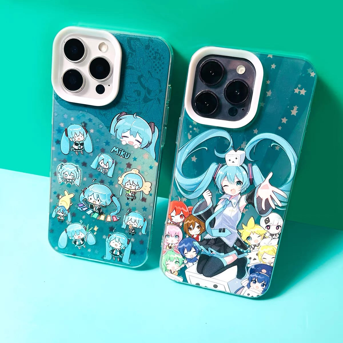 Japan Characters Miku Fan Works Part 1 Laser Case | World Project Sekai Group & Cute Emo 2 Styles - Phone Case Samsung Galaxy S26 S25 S24 S23 S22 S21 FE Ultra Edge