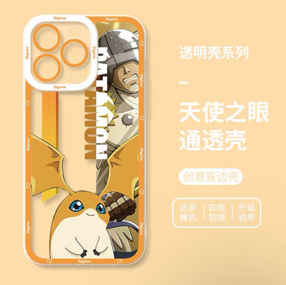 Anime Digimon Digital Monster Version 3 | Patamon - iPhone Case 7 8 PLUS SE2 XS XR X 11 12 13 14 15 16 16e 17 Pro Promax 12mini 13mini