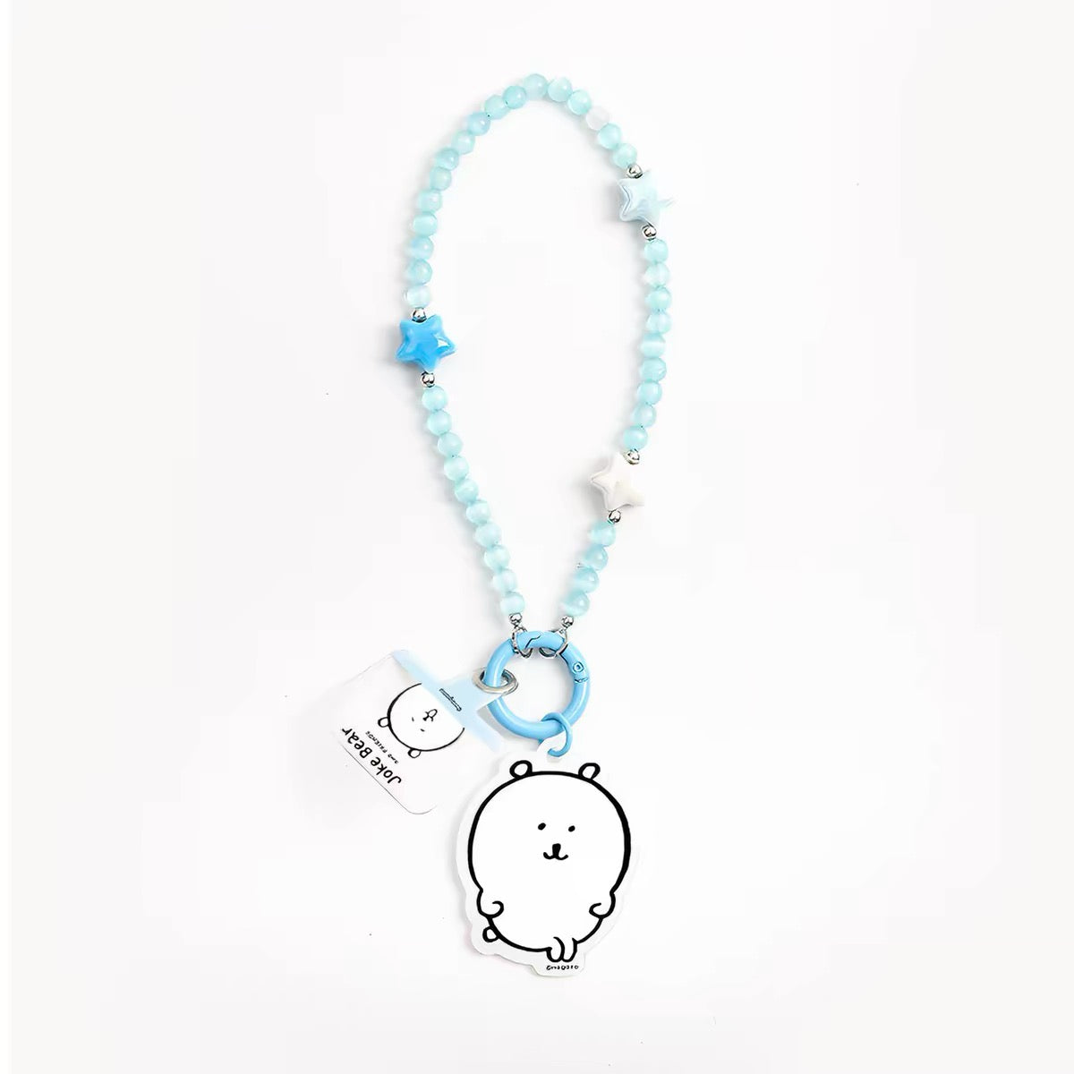 Japanese Cartoon Phone Back Clip with Phone Lanyard | Chiikawa Pink & Mint Green - for All Smart Phones (副本 3)