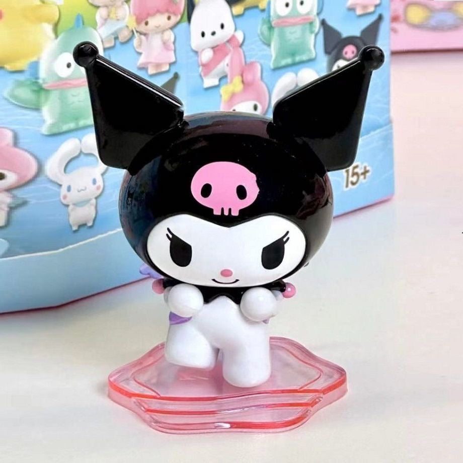 Sanrio x Miniso Go Out with Friends | My Melody Kuromi Little Twin Stars Cinnamoroll Pompompurin Pochacco Hangyodon - Figure Toy Collection Mystery Blind Box KawaiiGiftLand
