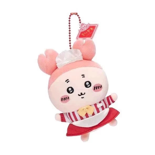 Japan ChiiKawa Restaurant Serise | ChiiKawa Hachiware Usagi Momonga Kurimanju Rakko Shisa Crab - Mini Plush Doll 10cm Keychain