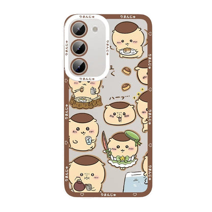 Japanese Cartoon Chiikawa | Kurimanju 5 Styles - Phone Case Samsung Galaxy S26 S25 S24 S23 S22 S21 FE Ultra Edge