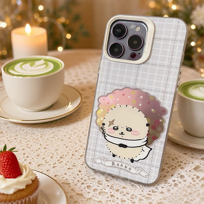 Japanese Cartoon ChiiKawa Daily with Icon Laser Case | Kurimanju Rakko Shisa Furuhonya 4 Styles - iPhone Case 11 12 13 14 15 16 16e 17 17e 18 Pro Promax