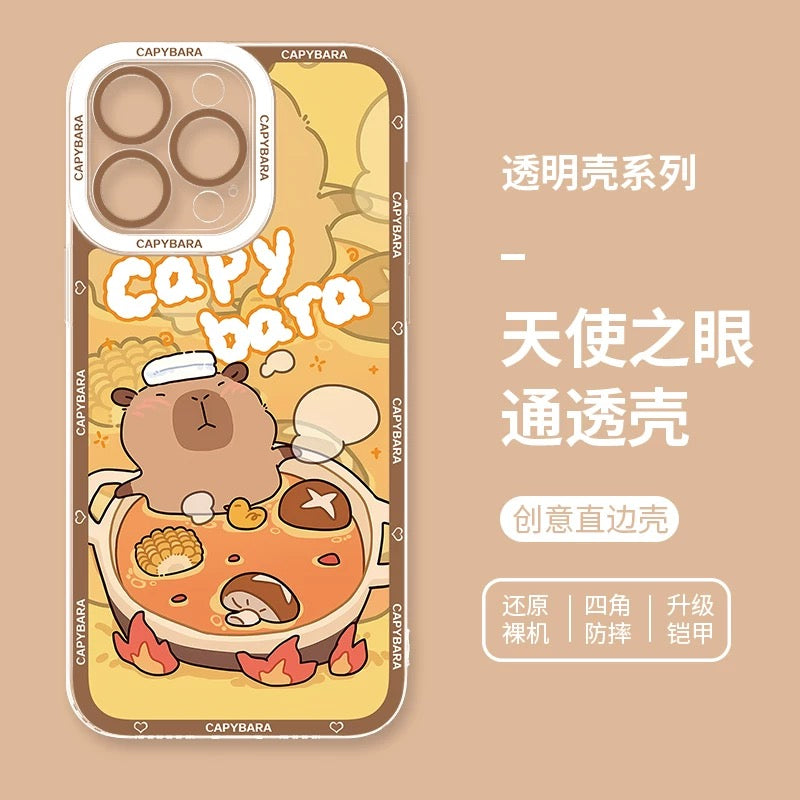 Cute Animal Capybara | Part2 8 Styles - iPhone Case PLUS SE2 XS XR X 11 12 13 14 15 16 16e 17 17e Pro Promax 12mini 13mini