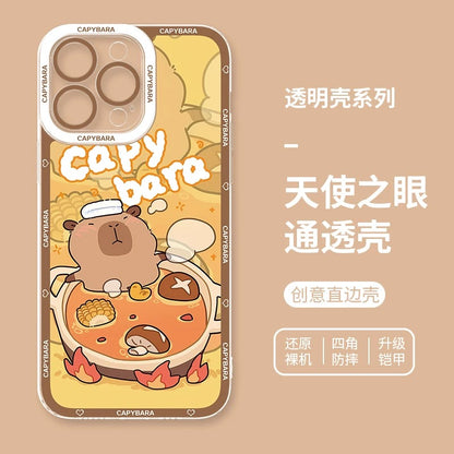 Cute Animal Capybara | Part2 8 Styles - iPhone Case PLUS SE2 XS XR X 11 12 13 14 15 16 16e 17 17e Pro Promax 12mini 13mini