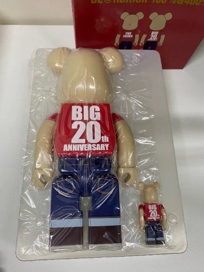 Japan MEDICOM TOY BE@RBRICK | TNT Yours 20th 100％ 400％ - Bearbrick Figure Authentic Retried