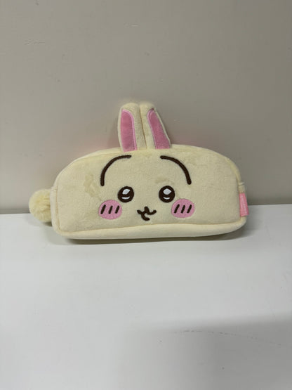 ChiiKawa X Miniso | ChiiKawa Hachiware Usagi Plush Pencil Bag - Kawaii items Room Decoration