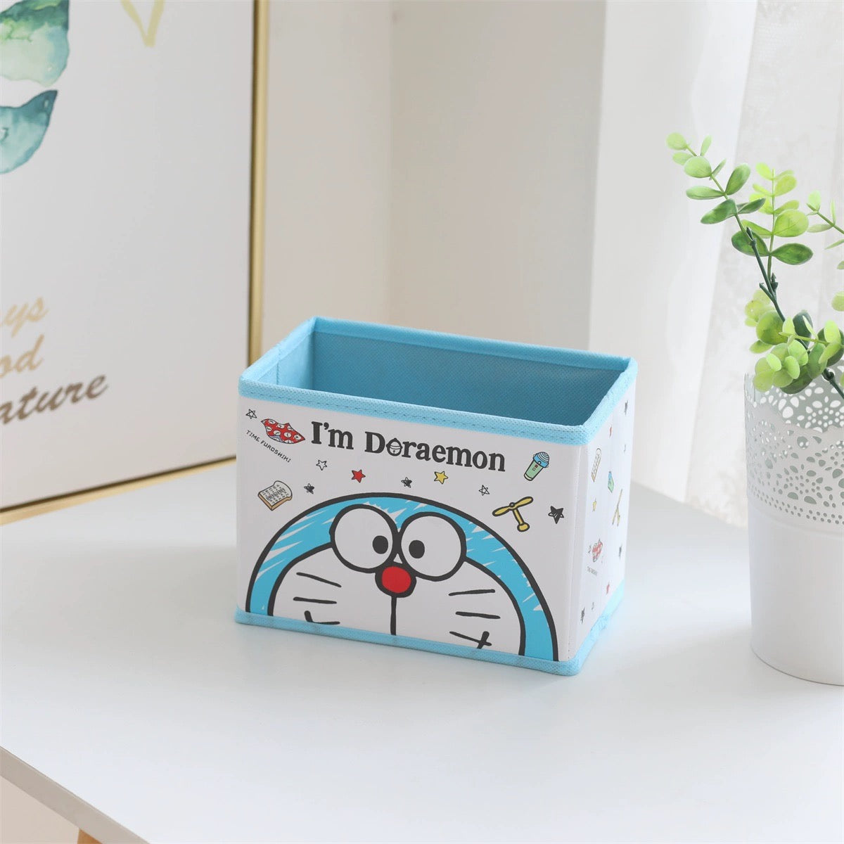 Japanese Cartoon Blue Robot Cat Storage Box | Doraemon - Bedroom Girl Gift
