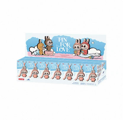 Popmart The Monster Pin For Love Part 4 Series Limited Edition | Mini Labubu N-Z Vinyl Face Plush Doll Figure Keychain - 10cm Kasing Lung Zimomo Labubu Toy Collection