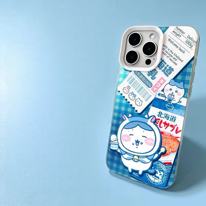 Japanese Cartoon Sanrio メリーゴーランド | クロミと仲間たち レーザーカラークリア - iPhone ケース 11 12 13 14 15 16 Pro Promax