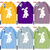 Cute Animals Rabbit Style T-Shirt Series | White Teddy Rabbit Part2 - Kawaii Fashion Items for Child & Adult