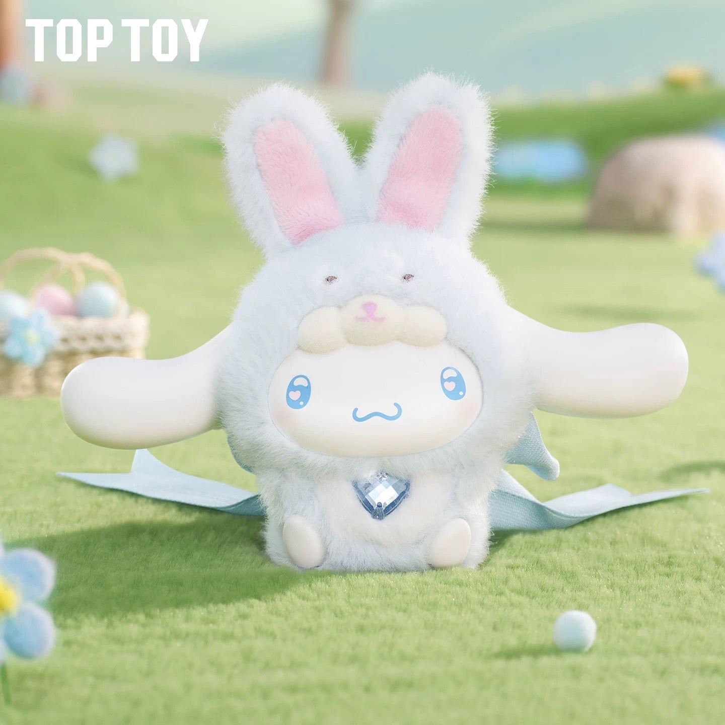 TopToy Sanrio Characters Diamond Bunny Baby | Hello Kitty My Melody Kuromi Cinnamoroll Pompompurin Pochacco - Collectable Toys Mystery Blind Box
