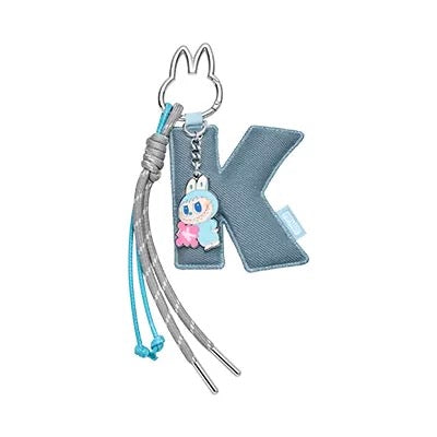 Popmart The Monster Pin For Love Series Limited Edition | Letter Pendant A-M with Pins Keychain - 10cm Kasing Lung Zimomo Labubu Toy Collection