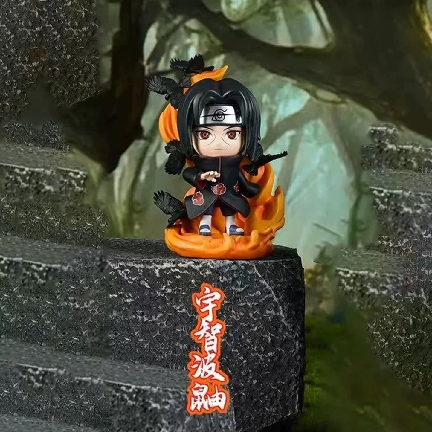 Naruto Ninja The Akatsuki Group Q Version Series Part 1 | Naruto Shippuuden Uchiha Itachi Sasori Deidara Tobi Hoshigaki Kisame Zetsu - Figure Collectable Toys Mystery Blind Box