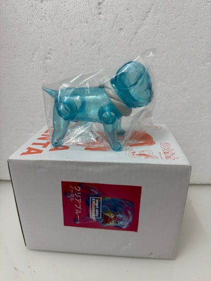 Japan Artist Dehara | Tosa Dog Inu Transparent Sky Blue Version - 50pcs Limited Worldwide Sofubi Figure Soft Vinyl Rare