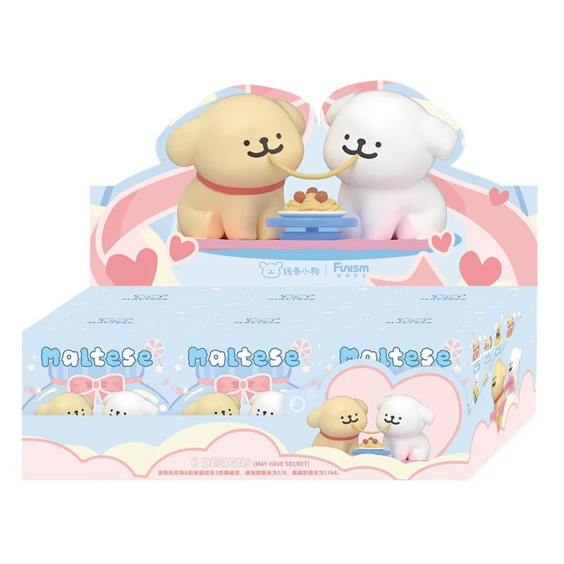 Funism Maltese Puppy | Happy Together Ver - Lovely Collectable Toys Mystery Blind Box