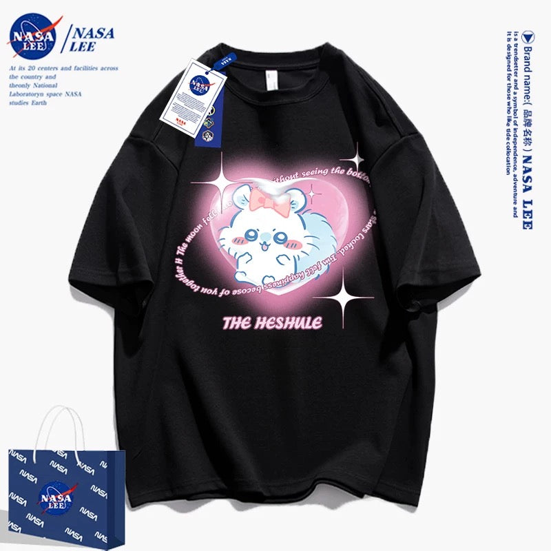 Japanese Cartoon ChiiKawa Casual Style T-Shirt Series | Smile Momonga - Kawaii Fashion Items