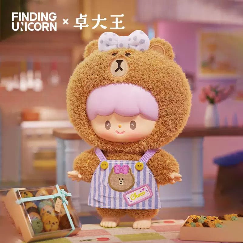 zZoton x Line Friends My Best Friends Plush Doll Keychain | Brown Cony Leonard Sally Choco - Can Change Face Collectable Toys Mystery Blind Box