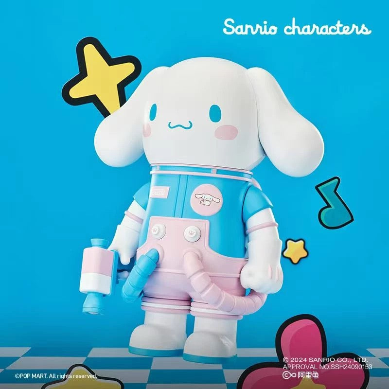 Popmart x Sanrio Mega Space Molly Series Limited Edition | Hello Kitty My Melody Kuromi Cinnamoroll Pompompruin Pochacco Hangyodon - 30cm tall Kenny Wong Blind Box Figure Toy Collection