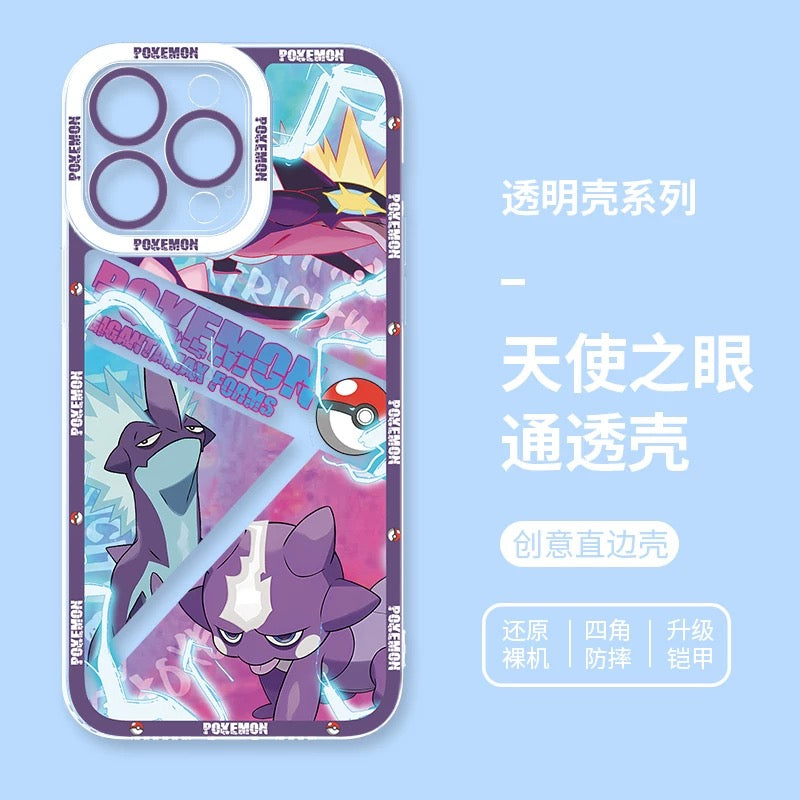 Japan Cartoon Pokemon Evolution Verison | Toxel Toxtricity - iPhone Case 6 7 8 PLUS SE2 XS XR X 11 12 13 14 15 16 16e Pro Promax 12mini 13mini