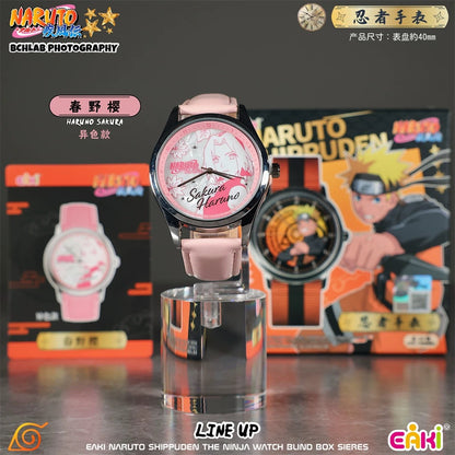 Eaki X Naruto Ninja Part 1 Watch Accessories Series | Naruto Shippuuden Naruto Sasuke Sakura Kakashi Minato Itachi Uchiha Madara Obito - Watch Collectable Toys Mystery Blind Box