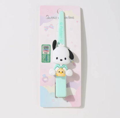 Sanrio 3D Resin Big Long Hair Clip My Melody Kuromi Cinnamoroll Pompompurin