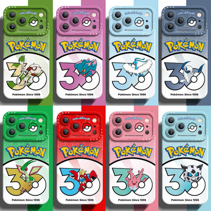 Japanese Cartoon Pokemon Silicone Case Pokemon 30 Anniversary Version Part14 | Smeargle Misdreavus Altaria Absol Flygon Crawdaunt Corsola Glalie 8 Styles - Phone Case Samsung Galaxy S26 S25 S24 S23 FE Ultra Edge