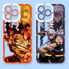 アニメ 鬼滅の刃 戦闘スタイル 煉獄杏寿郎 宇髄天元 iPhoneケース 7 8 PLUS SE2 XS XR X 11 12 13 14 15 16 16e 17 17e Pro Promax 12mini 13mini