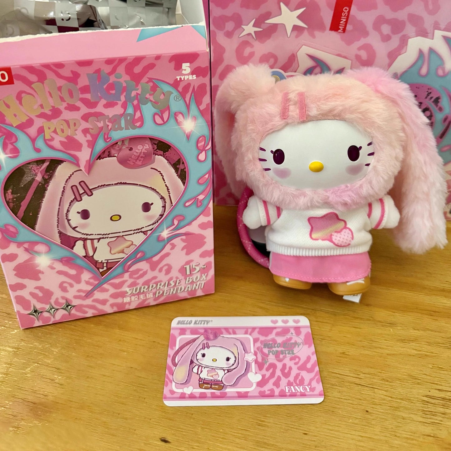 Miniso Sanrio Characters Hello Kitty | Pop Star - Collectable Toys Mystery Blind Box
